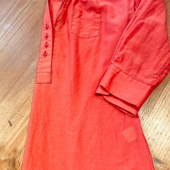 LILY POND HALF BUTTON PLACKET BLOUSE - Picture 5 of 7